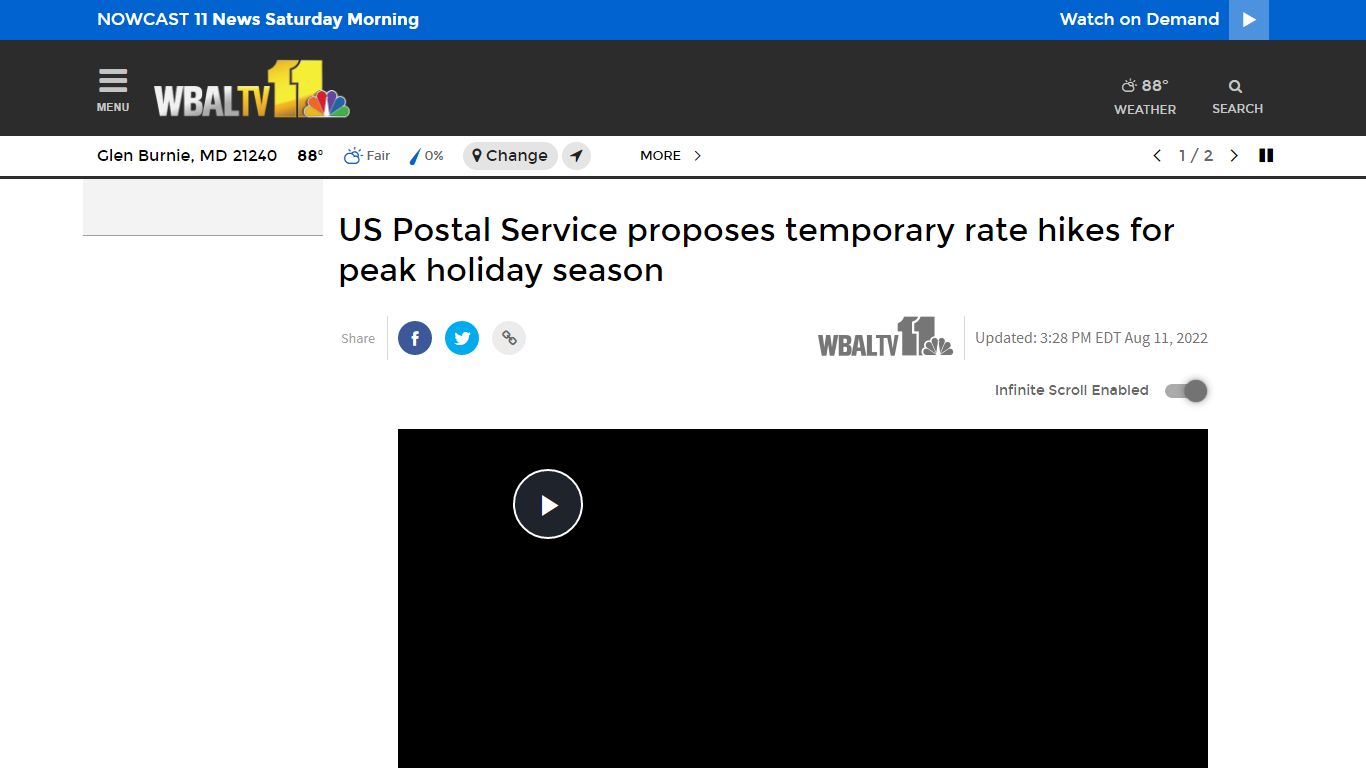 USPS proposes temporary rate hikes during 2022 holiday season